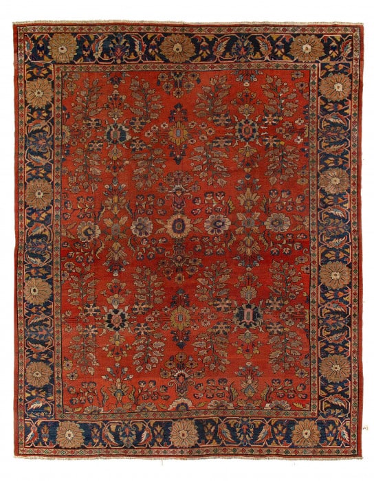 Persian Fine Hand Knotted Antique Sultanabad 11'1"X 13'5" (1 of 3)