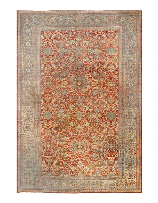 Rust Antique Persian Sultanabad 12' X 18'2" (1 of 3)