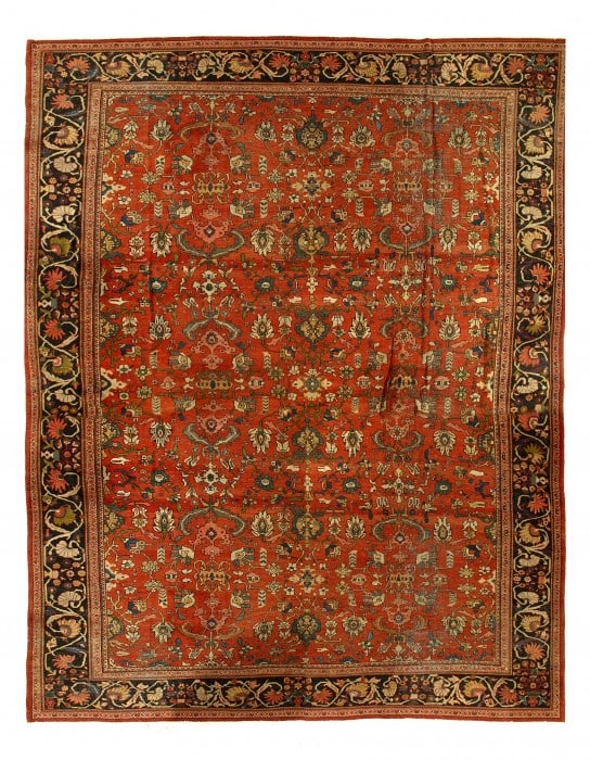 Persian Fine Hand Knotted Antique Sultanabad 13'11''X 17'3'' (1 of 9)