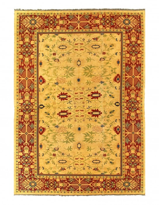 Ivory Fine Hand Woven Sultanabad 12' X 18' (1 of 7)