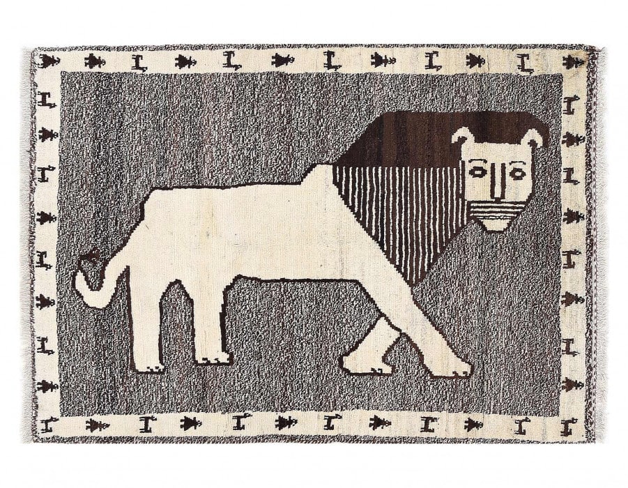 Fine Hand Knotted Persian Shiraz rug 3'5'' X 4'9'' (1 of 4)