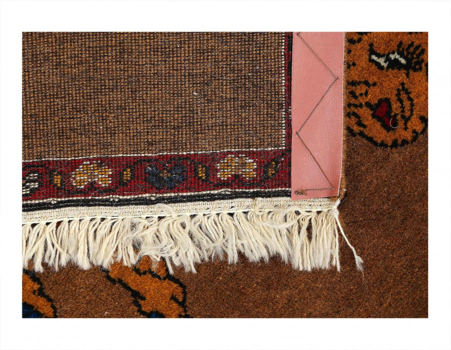 Animal Pictorial lion Hand Knotted Rug 2'X 3' (1 of 4)