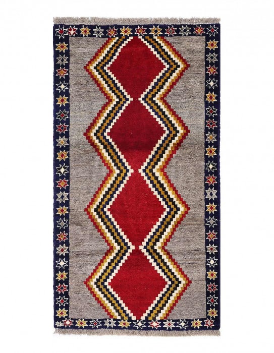 Fine Hand knotted Persian Vintage Shiraz rug 3'11'' X 5'9'' (1 of 3)