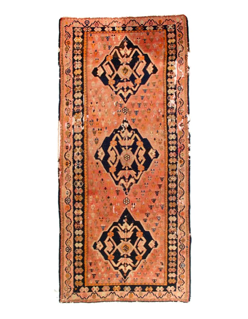 Vintage Reversible Kilim Flat Weave 6' X 13'7'' (1 of 3)