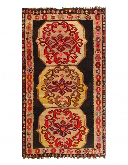 Persian Antigue Kilim 7'1'' X 13'2'' (1 of 3)