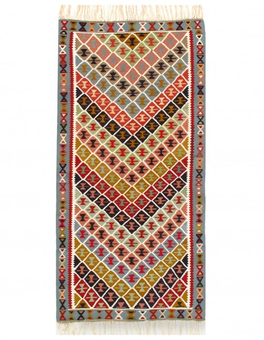Persian Shiraz Kilim Rug - 3'3" x 6'1" (1 of 3)