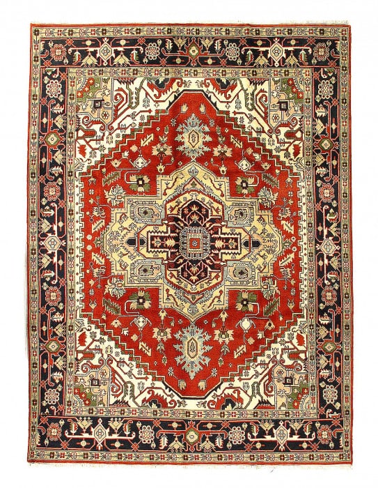 Fine Hand Knotted Persian Serapi Design 8'9"x 12' (1 of 4)