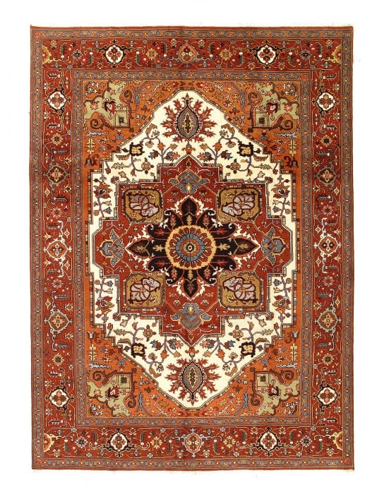 Fine Hand Knotted Serapi Design 8'11'' X 12'2'' (1 of 3)