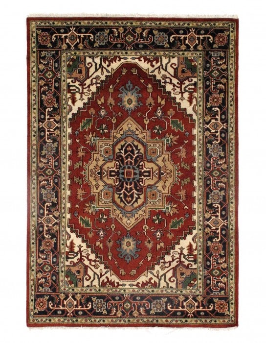 Fine Hand Knotted Persian serapi design 6' X 9' (1 of 4)