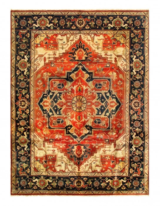 Fine Hand Knotted Persain serapi design 9' X 12'2'' (1 of 3)