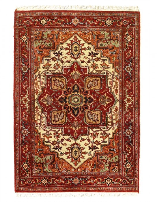 Fine Hand Knotted Persian serapi design 3'11'' X 5'8'' (1 of 4)