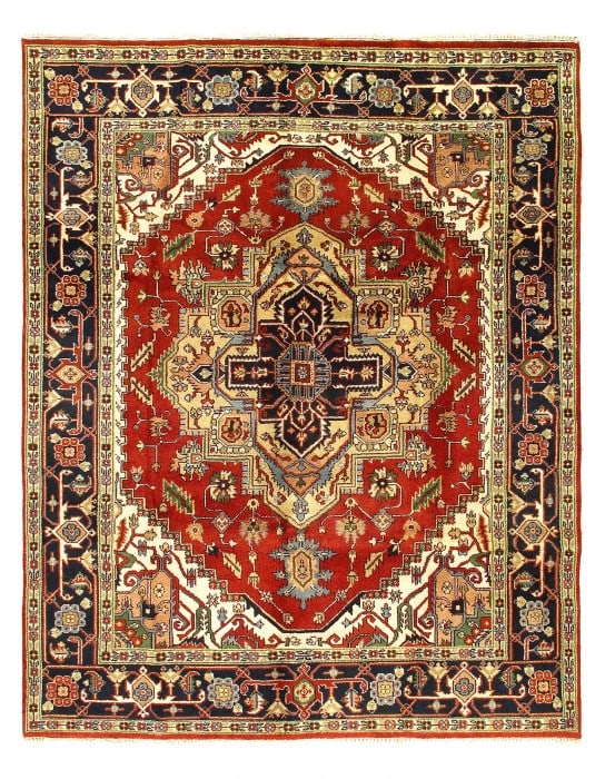 Fine Hand Knotted Persian serapi Design Rug 8' x 10' (1 of 3)