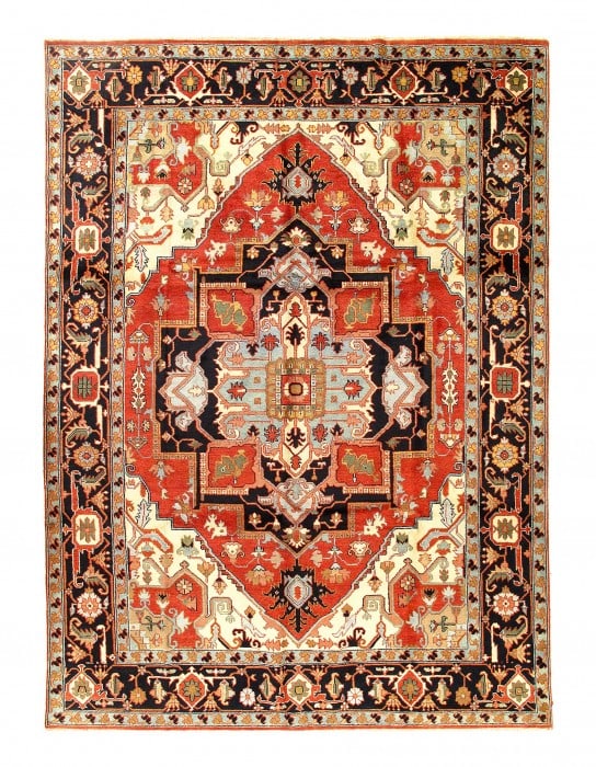 Rust Persian serapi design 9' X 12' (1 of 9)