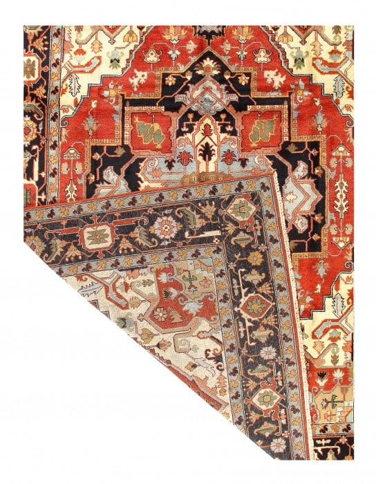 Rust Persian serapi design 9' X 12' - 4