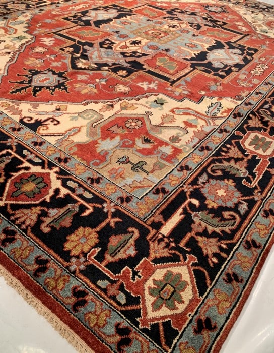 Rust Persian serapi design 9' X 12' - 6