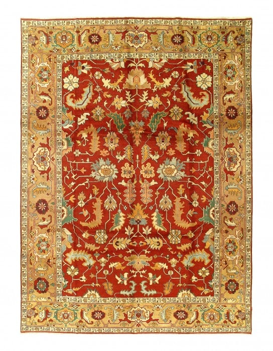 Rust Persian serapi design 10' X 14' (1 of 9)