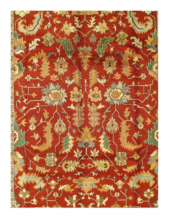 Rust Persian serapi design 10' X 14' - 2