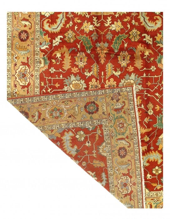 Rust Persian serapi design 10' X 14' - 4