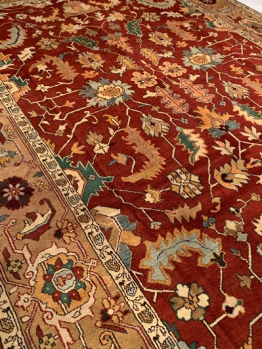 Rust Persian serapi design 10' X 14' - 8