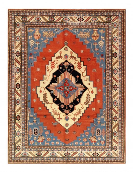 Rust Persian Serapi Design 9' X 12' (1 of 3)