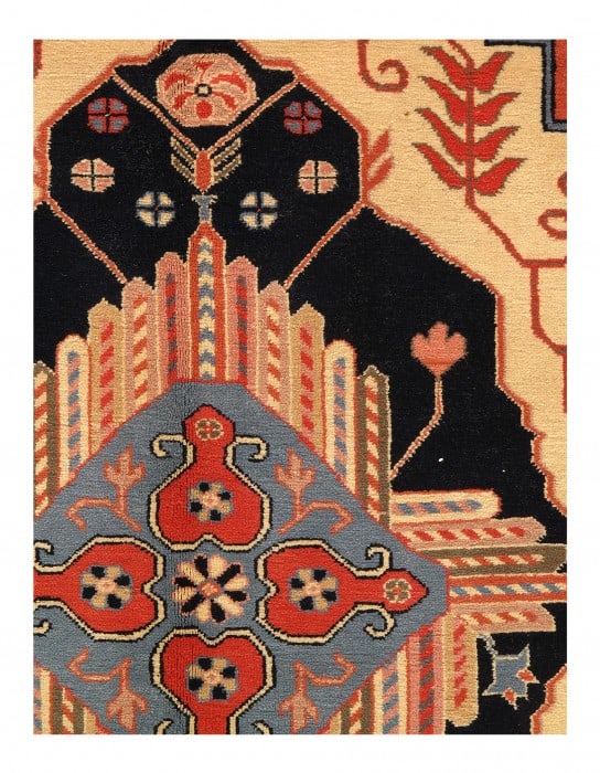 Rust Persian Serapi Design 9' X 12' - 2