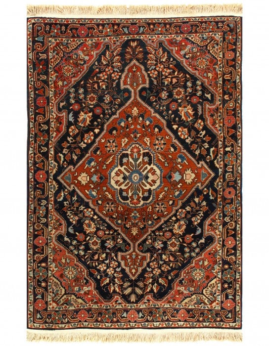 Antique Persian Jozan Farahan- 3'5" X 5'2'' (1 of 3)