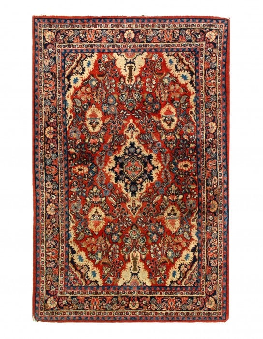 Persian Antique sarouk rug 4'3'' X 6'11'' (1 of 5)