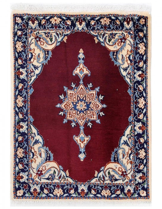 Red Fine Hand Knotted Persian Silk & wool Nain 2'X 2'8": Red Fine Hand Knotted Persian Silk & wool Nain 2'X 2'8" - NEW, Nain, Hand-Knotted, Wool & Silk, 300 -D13665- 862.This item is part of our fine auction collection which includes many fine home accessor