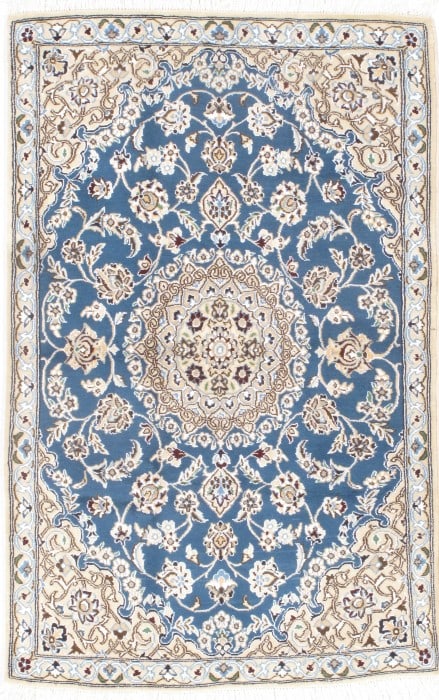 Light Blue Persian Nain 2'.11'' x 4'.7'' (1 of 1)