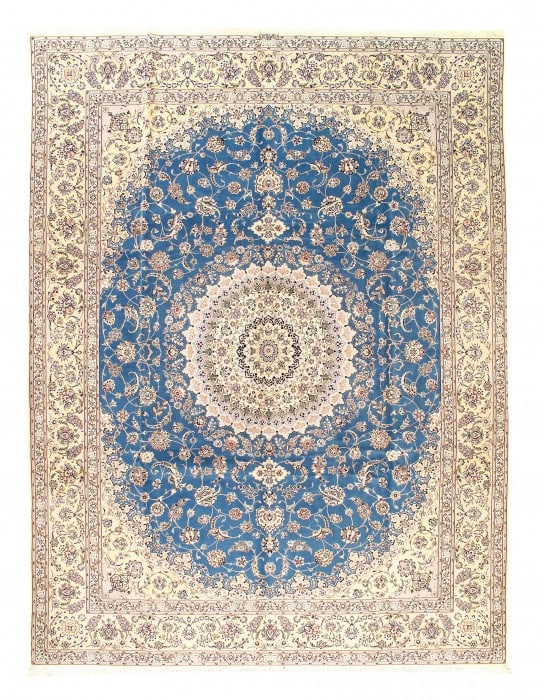 Persian Nain Silk & Wool Rug - 10'2" x 13'3" (1 of 3)
