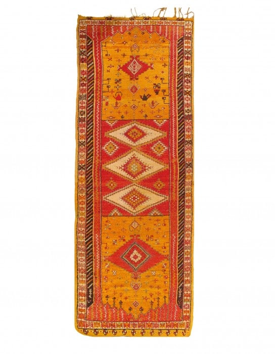 Vintage Moroccan Rug 4' X 10'11'' (1 of 9)