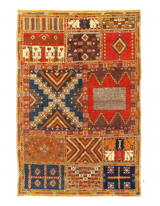Fine Hand Knotted Vintage moroccon 6'11'' X 10'4'' (1 of 3)