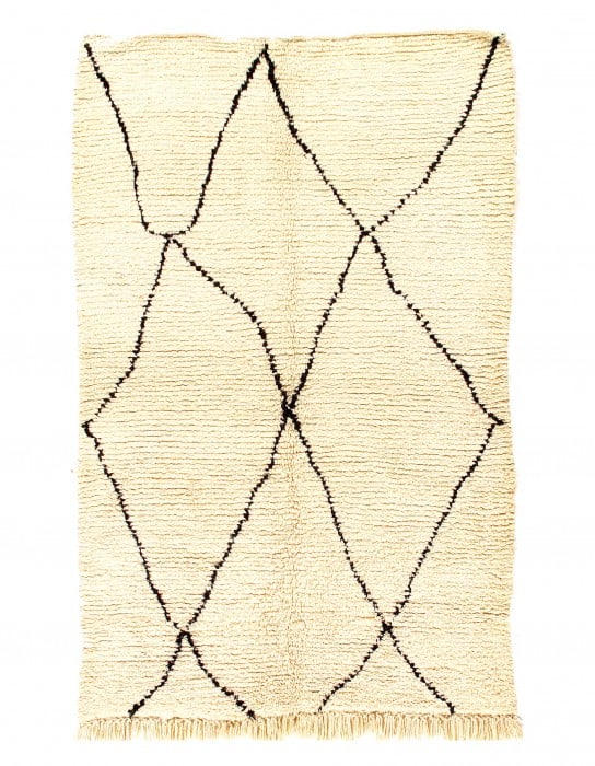 Fine Hand Knotted Vintage moroccon 5'4'' X 7'1'' (1 of 3)
