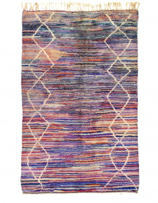 Fine Hand Knotted Vintage Authentic Moroccon 6'5'' X 8'5'' (1 of 4)