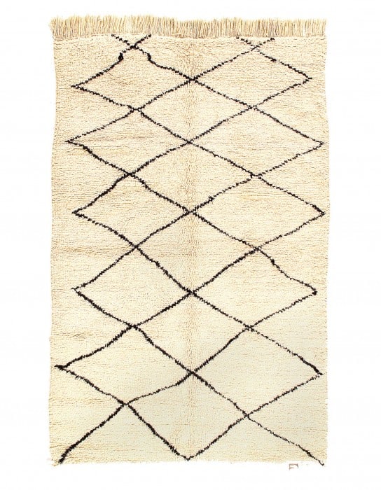 Fine Hand Knotted Vintage Moroccon 5' X 7'7'' (1 of 3)