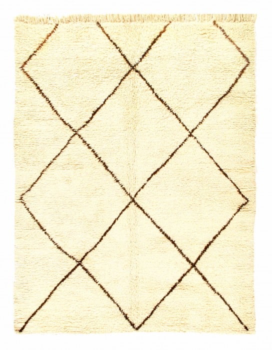 Fine Hand Knotted Vintage Genuine Moroccon 5'8'' X 7'3'' (1 of 4)