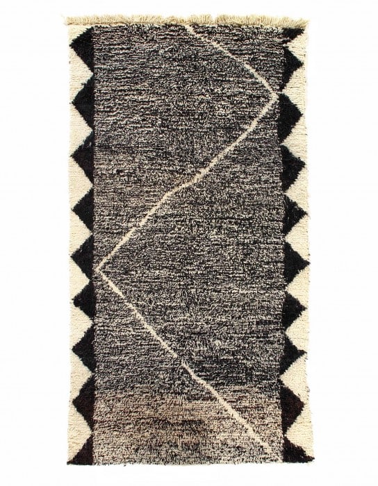 Fine Hand Knotted Vintage Authentic Moroccon 4'6'' X 8'8'' (1 of 4)