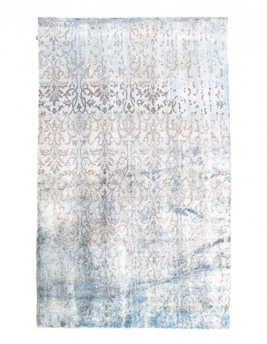 Gray Modern Bamboo silk Rug 6' X 9' (1 of 3)