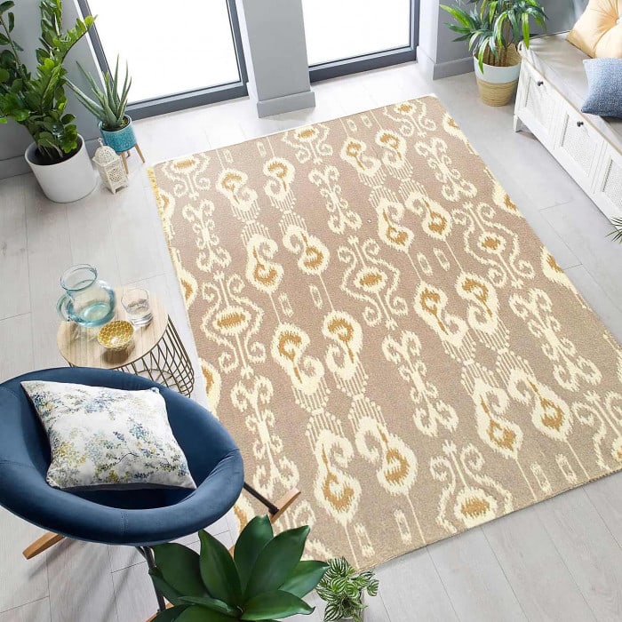 Gray Modern Flat Weave 6' X 9' - 4