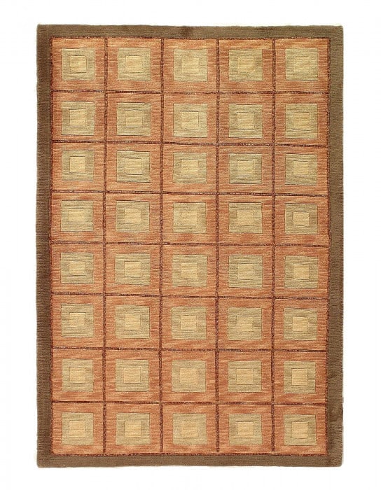 Fine Hand Knotted Modern rug 4'1'' x 6'1'' (1 of 3)