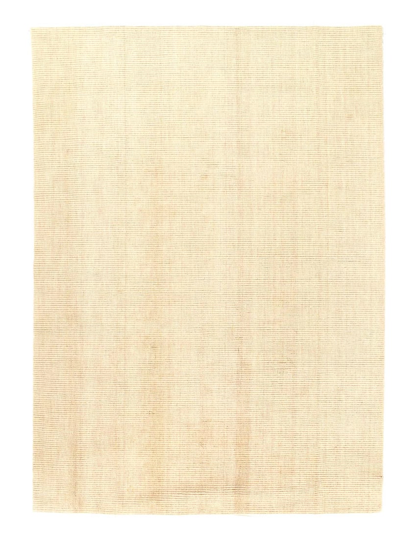 Ivory color Hand knotted Modern rug 6'8'' X 9'5'' (1 of 3)