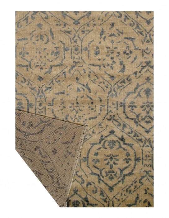 Ivory Oushak Design 8' x 10' - 3