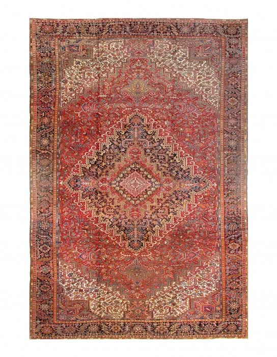 Persian Heriz Hand-Knotted - 11'4" X 17'5" (1 of 3)