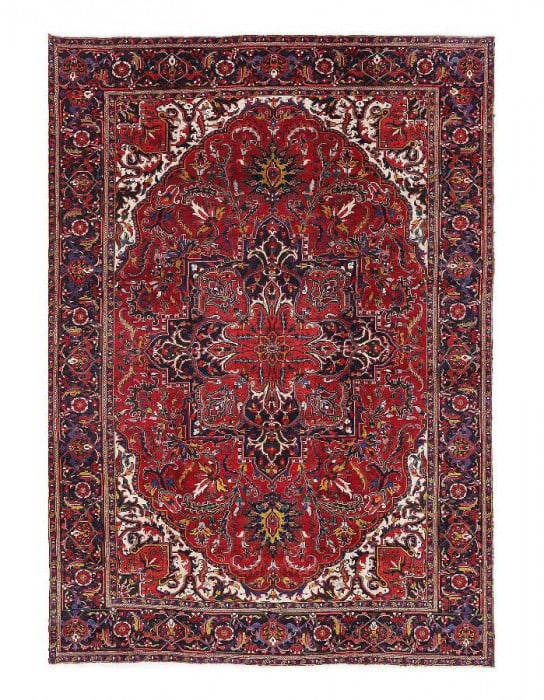 Fine Red Persian Heriz Rug 9'X13' (1 of 3)