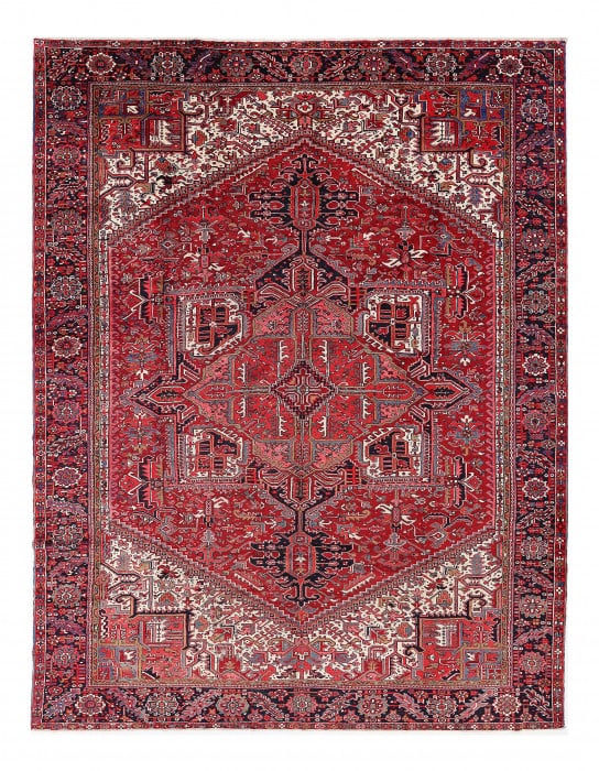 Fine Red Persian Heriz Rug 10'6"X 13'3" (1 of 3)