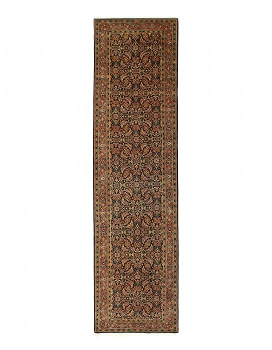 Fine Hand Knotted Indian Herati Runner 2'6'' X 9'9'' (1 of 4)