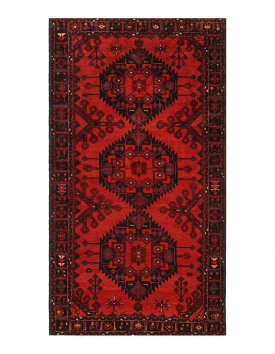 Red Persian Hamdan 5'1'' X 9'5'' (1 of 3)
