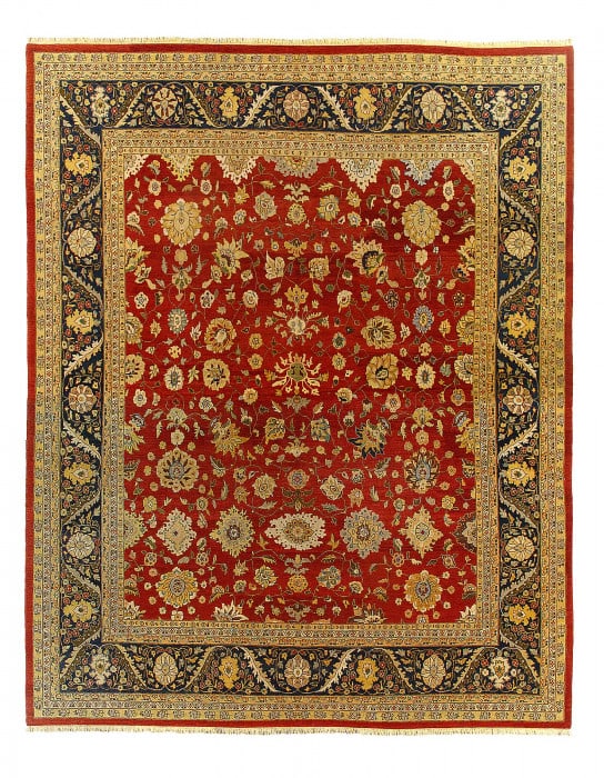 Fine Hand Knotted Augra Rug 12'4" X 15" (1 of 3)