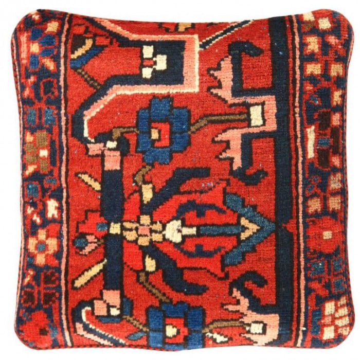 Pasargad Vintage Hand Knotted Farahan Rug Pillow 20" (1 of 2)