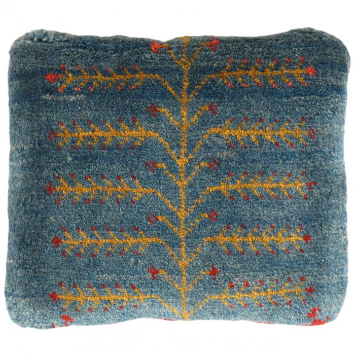 Fine Hand knotted Gabbeh pillow 14"X 16" (1 of 2)